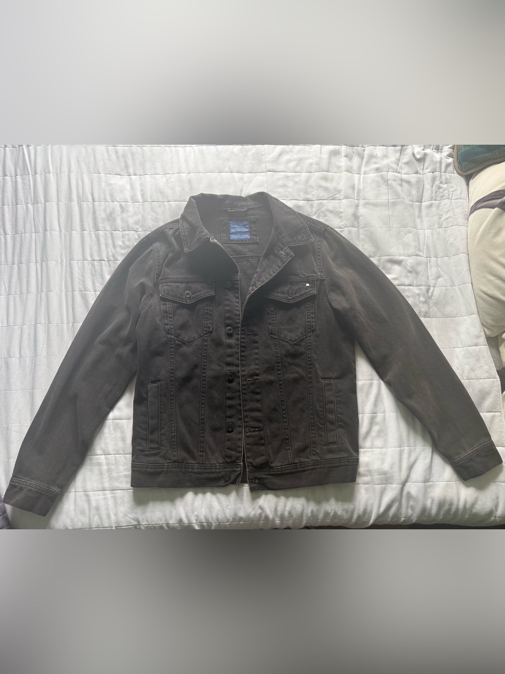 Zara Men’s Black Denim Jacket